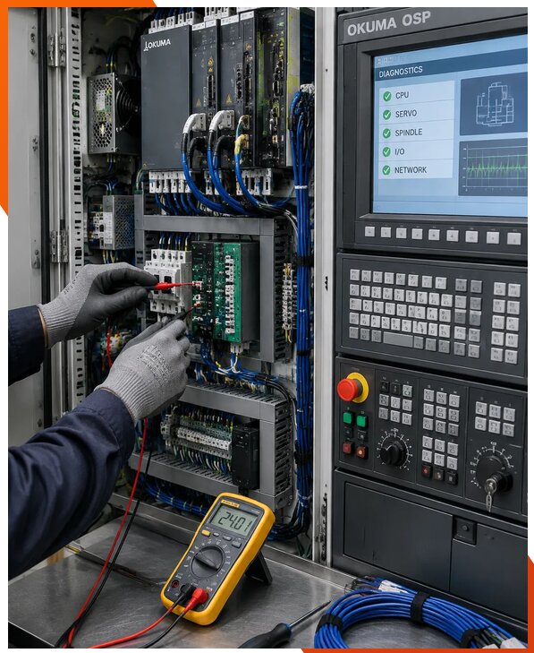 Ремонт систем ЧПУ Okuma OSP в Рассказове